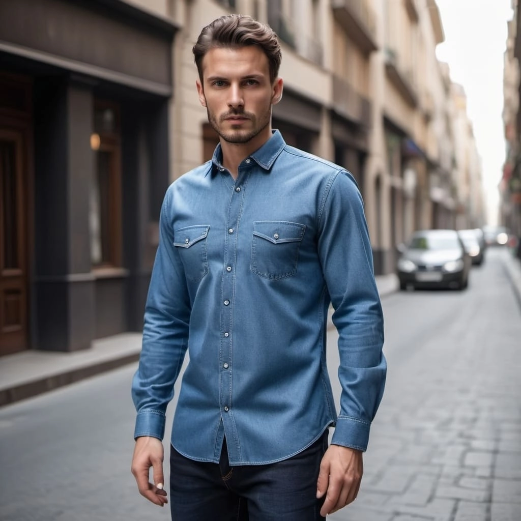 Regular Fit Denim Shirt Manufacturer In Bangladesh