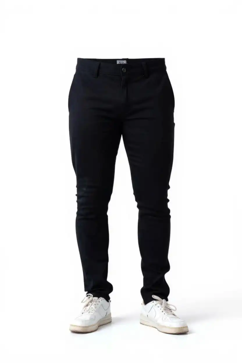 Slim Fit Black Selvedge Jeans Supplier for Canada