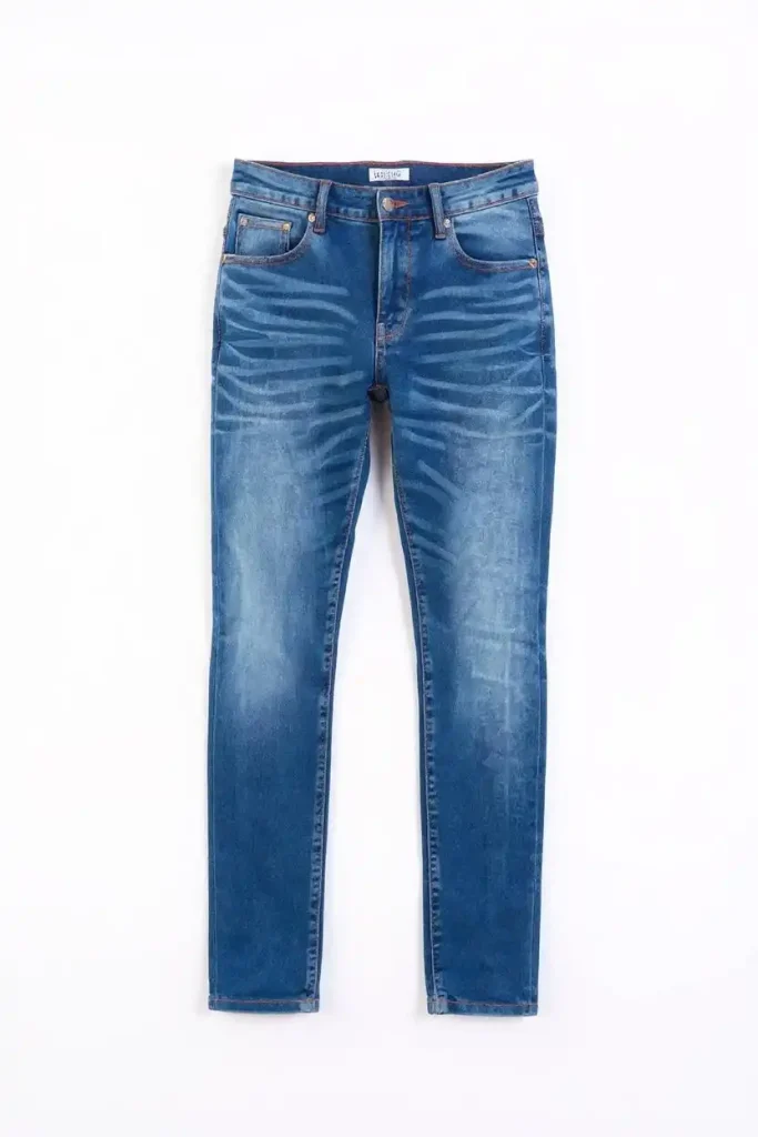 Slim Fit Blue Two Tone Jeans Manufacturer for Saudi Arabia 683x1024